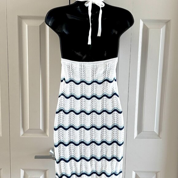 GUESS Originals x J Balvin Crochet Knit Halter Dress – Small - Picture 3 of 8